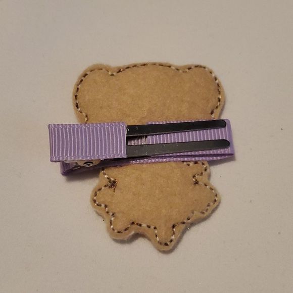 NEW DANCING PUG FELT HAIR CLIPPY - Picture 2 of 2